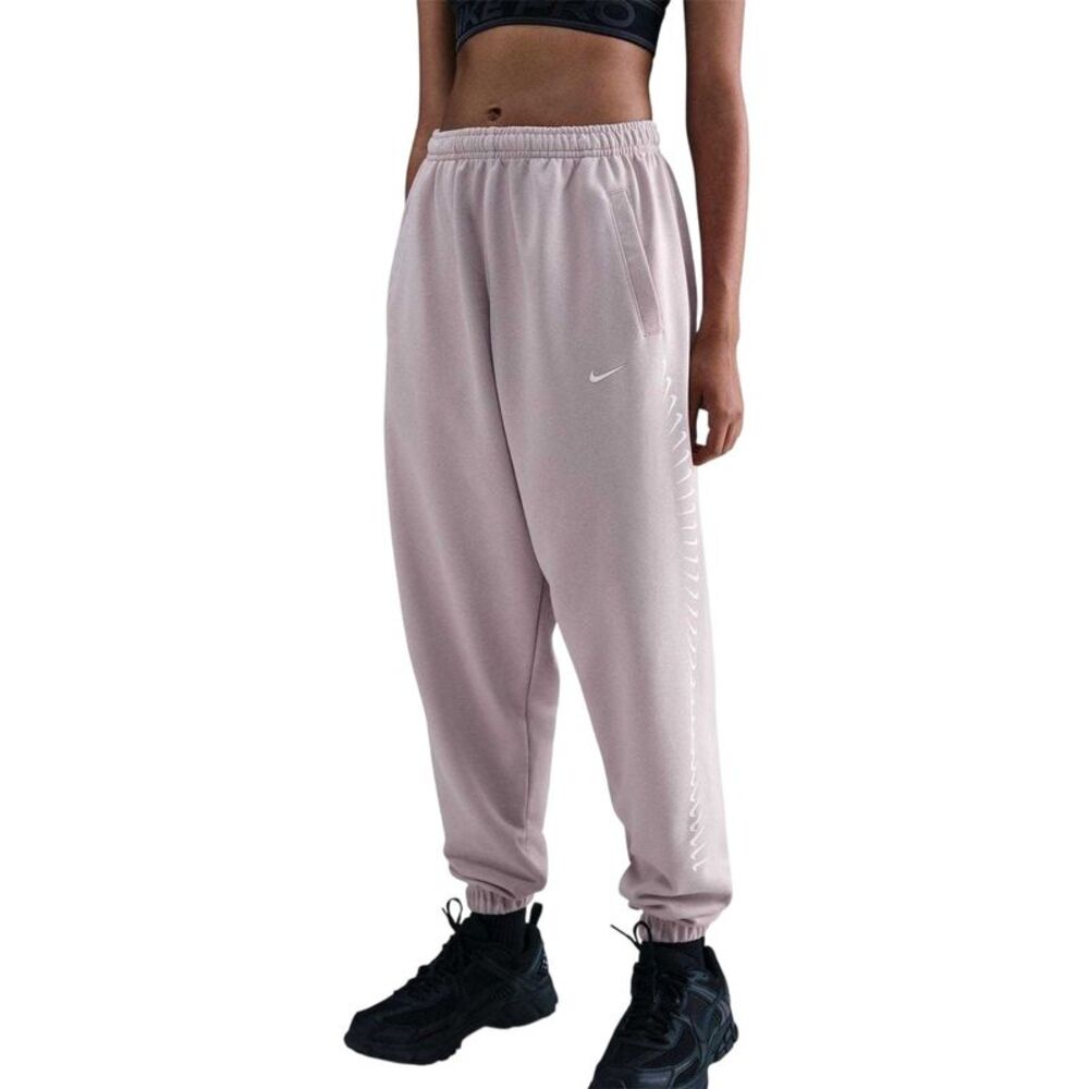 Nike Girls Fleece Elasticated Joggers / Platinum